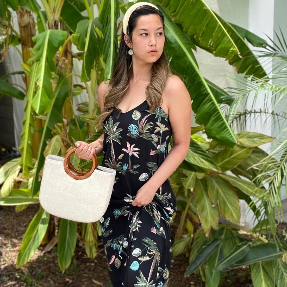 Old Navy Tropical Spaghetti Strap Dress